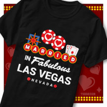 Las Vegas Huwelijksaankondiging Getrouwd Stel