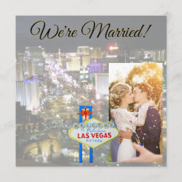 Las Vegas Huwelijksaankondiging Kaart