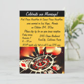 Las Vegas Huwelijksfeest Kaart (Staand voorkant)