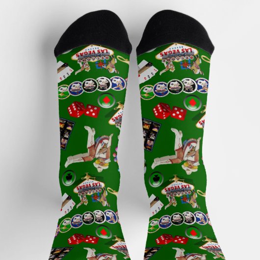 Las Vegas iconen patroon Sokken (Top)