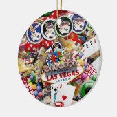 Las Vegas Icons Add-a-Photo Keramisch Ornament (Links)