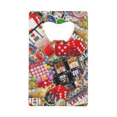 Las Vegas Icons - Gamblers Delight Creditkaart Flessenopener (Achterkant)