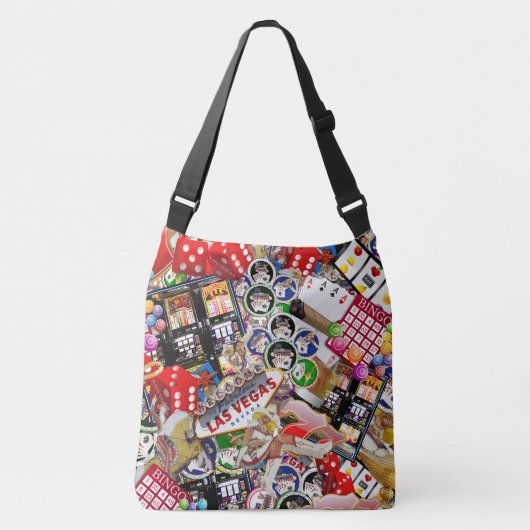 Las Vegas Icons - Gamblers Delight Crossbody Tas (Voorkant)