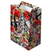 Las Vegas Icons ~ Gamblers Delight Medium Cadeauzakje (Achterkant Gekanteld)