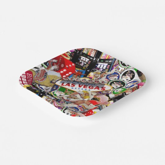 Las Vegas Icons - Gamblers Delight Papieren Bordje (Gebogen)