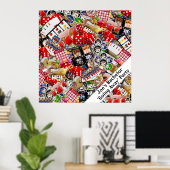 Las Vegas Icons Gamblers Delight Poster (Thuiskantoor)