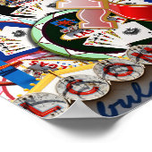 Las Vegas Icons Gamblers Delight Poster (Hoek)