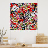 Las Vegas Icons Gamblers Delight Poster (Keuken)