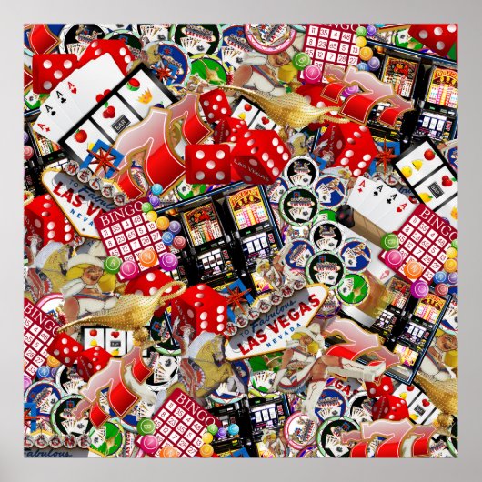 Las Vegas Icons Gamblers Delight Poster (Voorkant)