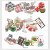 Las Vegas Icons - Gamblers Delight Sticker (Vel)