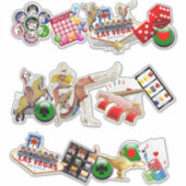 Las Vegas Icons - Gamblers Delight Sticker (Voorkant)
