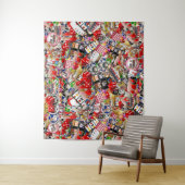 Las Vegas Icons ~ Gamblers Delight Tapestry Wandkleed (In situ)