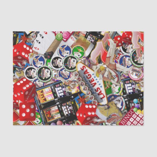 Las Vegas Icons - Gamblers Delight Tissue Paper Tissuepapier (Voorkant)