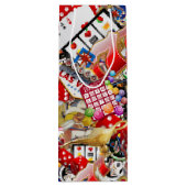 Las Vegas Icons ~ Gamblers Delight Wijn Cadeautas (Achterkant)