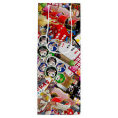 Las Vegas Icons ~ Gamblers Delight Wijn Cadeautas (Voorkant)