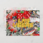 Las Vegas Icons - Neon Lights Briefkaart (Voorkant / Achterkant)