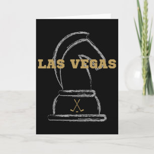 Las Vegas IJshockey Sportteam Gouden Nieuwigheid B Kaart