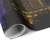 Las Vegas in de nacht Skyline Cadeaupapier (Rol Hoek)