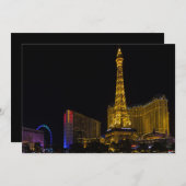 Las Vegas in de nacht Skyline Kaart (Voorkant / Achterkant)