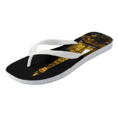 Las Vegas in de nacht Skyline Teenslippers (Schuin)