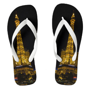 Las Vegas in de nacht Skyline Teenslippers