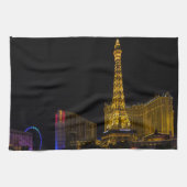 Las Vegas in de nacht Skyline Theedoek (Horizontaal)