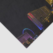 Las Vegas in de nacht Skyline Tissuepapier (Detail)