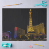 Las Vegas in de nacht Skyline Tissuepapier (Craft)