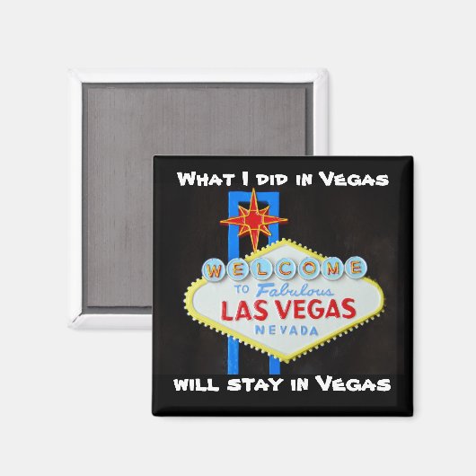 Las Vegas Innuendo Magneet (Voorkant / Achterkant)