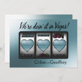 Las Vegas Jackpot Hearts Trouw caspian Kaart (Voorkant / Achterkant)