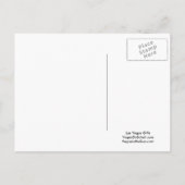 Las Vegas Jubileum Party Briefkaart (Achterkant)