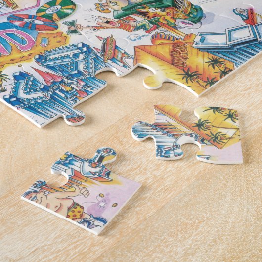 Las Vegas-kaart Legpuzzel (Zijkant)