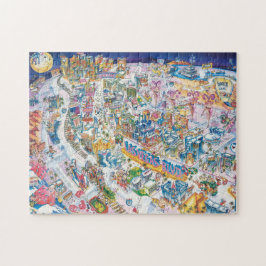 Las Vegas-kaart Legpuzzel