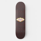 Las Vegas Kaart Suits Gray Persoonlijk Skateboard (Voorkant)