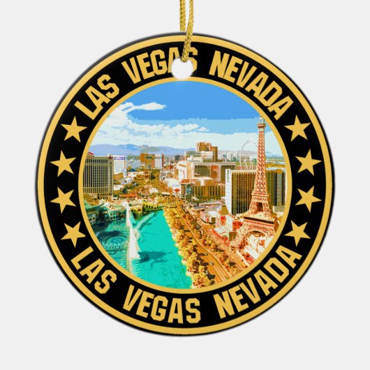 Las vegas keramisch ornament (Voorkant)