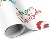 Las Vegas kerst inpakpapier (Rol Hoek)