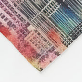 Las Vegas Kerst & Nieuwjaar in Waterverf Fleece Deken (Hoek)