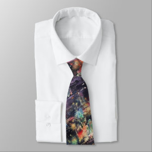 Las Vegas Kerst & Nieuwjaar in Waterverf Stropdas