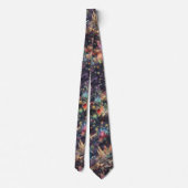 Las Vegas Kerst & Nieuwjaar in Waterverf Stropdas (Achterkant)