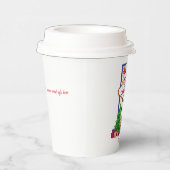 Las Vegas Kerst Papier Cup Santa Swinging Papieren Bekers (Rechts)