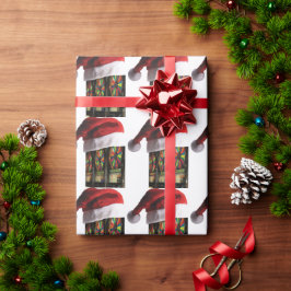 Las Vegas Kerst Slot Machines Cadeaupapier