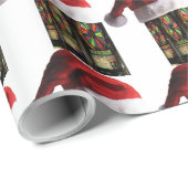 Las Vegas Kerst Slot Machines Cadeaupapier (Rol Hoek)