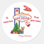 Las Vegas Kerst stickers pkg 6 (Voorkant)