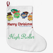 Las Vegas kerstinslag. Roller Grote Kerstsok (Voorkant)