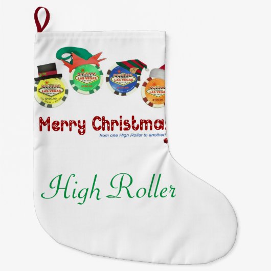 Las Vegas kerstinslag. Roller Grote Kerstsok (Voorkant)