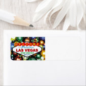 Las Vegas kerstlabels Etiket (Insitu)