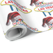 Las Vegas Kerstmis Cadeaupapier (Rol Hoek)