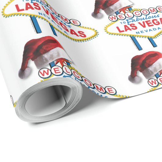 Las Vegas Kerstmis Cadeaupapier (Rol Hoek)