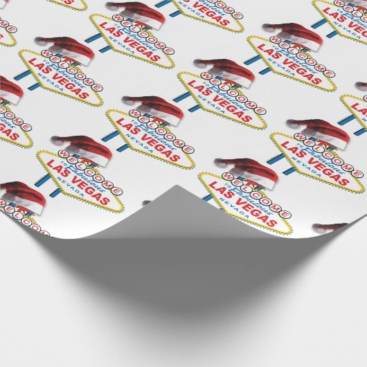 Las Vegas Kerstmis Cadeaupapier (Hoek)
