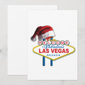 Las Vegas Kerstmis Feestdagenkaart (Voorkant / Achterkant)